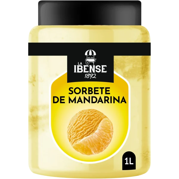 Sorbete de mandarina La Ibense 1892