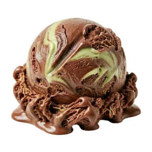 Bola de helado de chocolate dubai La Ibense 1892