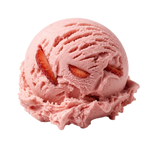 Helado de fresa La Ibense 1892