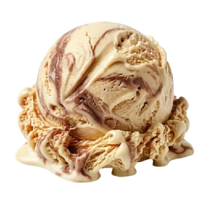 Bola de helado sabor huevo sorpresa La Ibense 1892