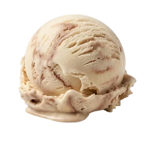 Bola de helado sabor kinder bueno La Ibense 1892