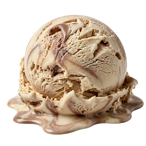 Bola de helado sabor kitkat La Ibense 1892