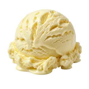 Bola de helado sabor limón refrescante La Ibense 1892