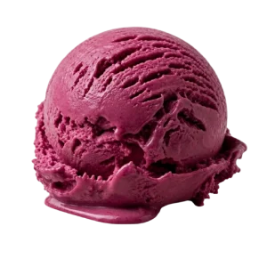 Bola de helado sabor moras La Ibense 1892