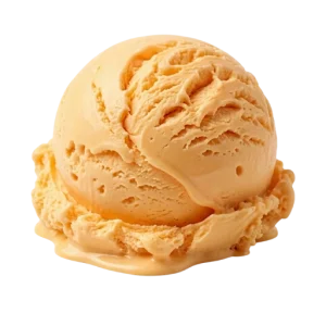 Bola de helado sabor naranja La Ibense 1892
