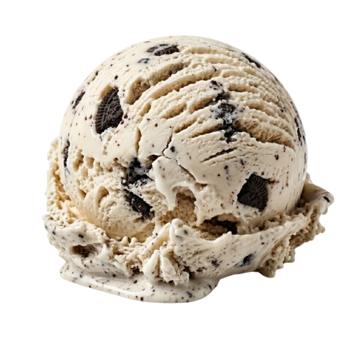Bola de helado sabor Oreo La Ibense 1892