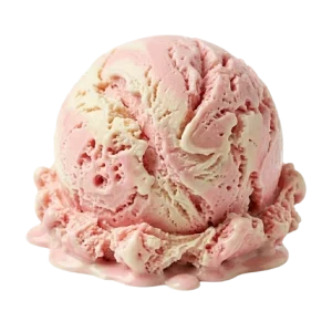 Bola de helado sabor pantera rosa La Ibense 1892
