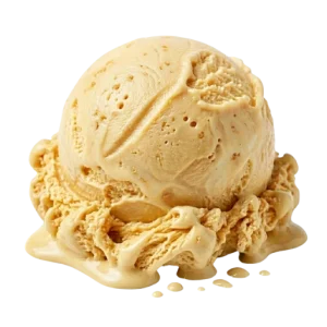 Bola de helado sabor tarta al wisky La Ibense 1892