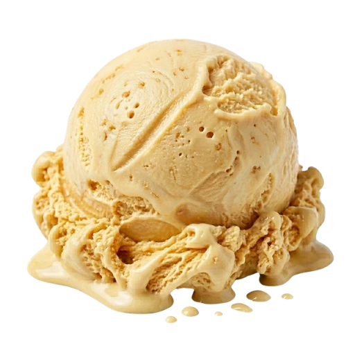 Bola de helado sabor tarta al wisky La Ibense 1892